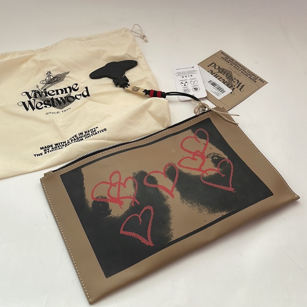 Vivienne Westwood PUNK POUCH COW LEATHER NWT